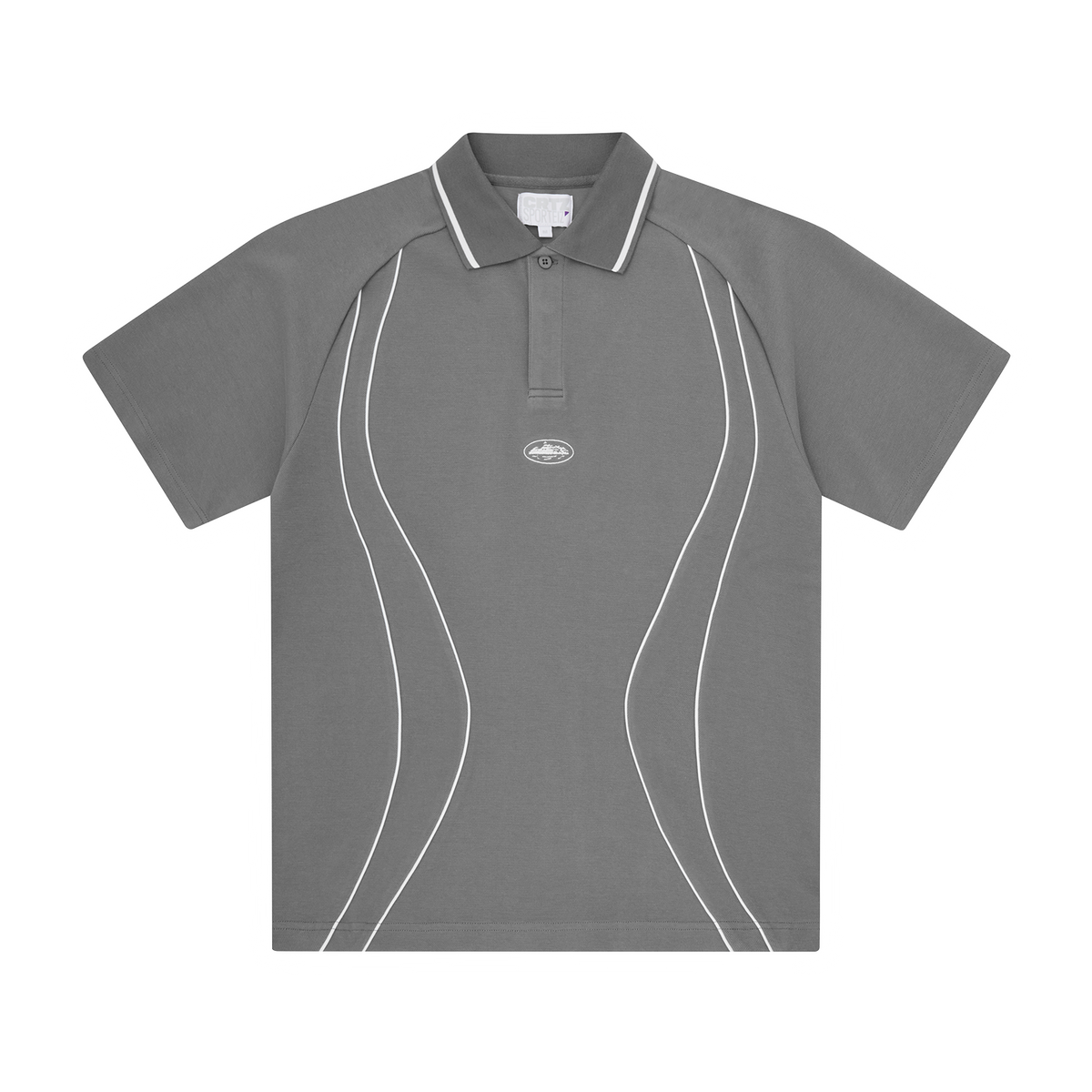 ISLAND PIQUE POLO SHIRT [GREY]